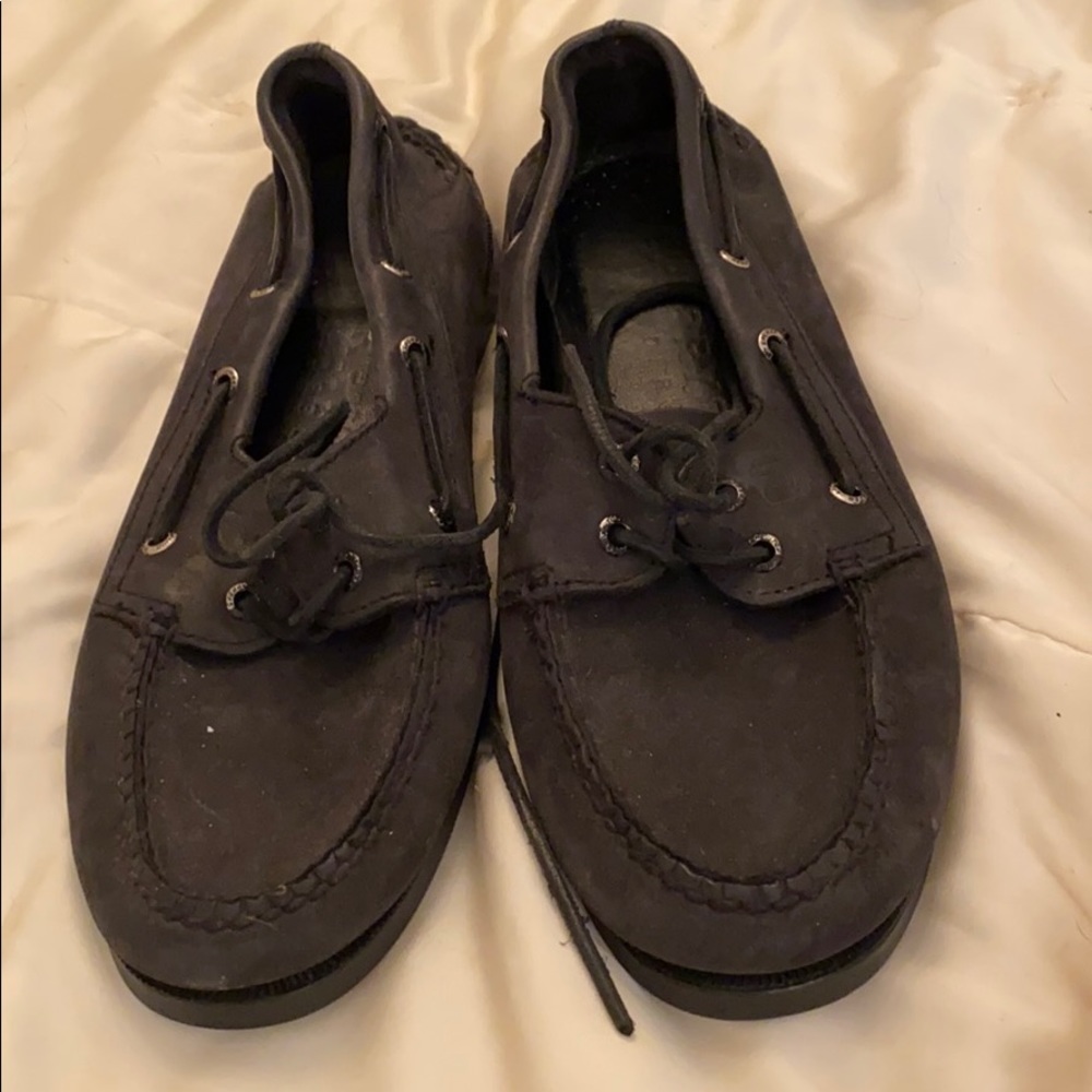 Black sperry top-sider